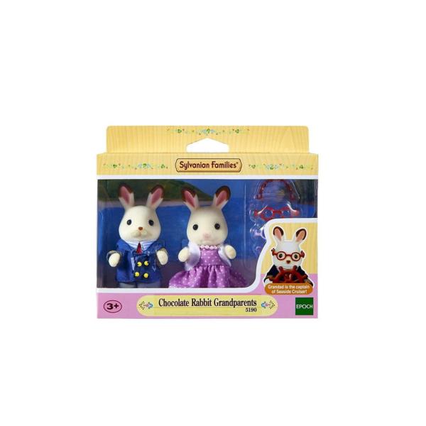 Familias Sylvanian Abuelos de los Conejos de Chocolate  3a+