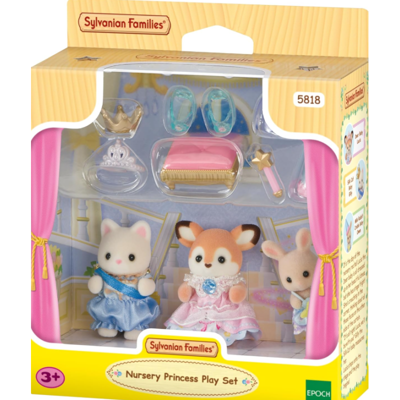 Familia Sylvannia Set de Juego de Princesas para Guarderia 3a+