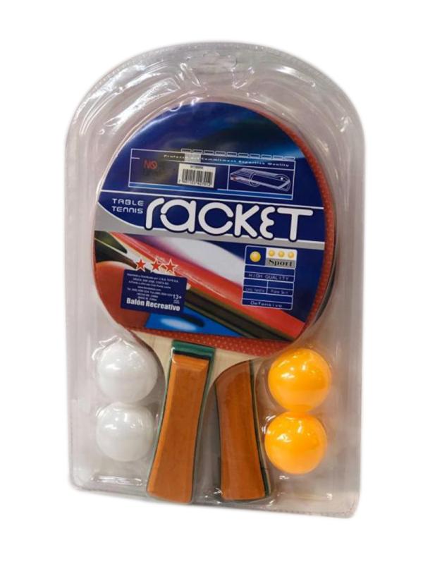 Set Raquetas y Bolas de Ping-Pong 4a+(W1368RRK)