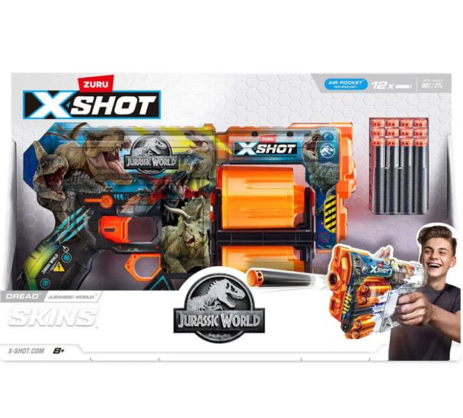 Lanzador Xshot Skins Jurassic World 8a+