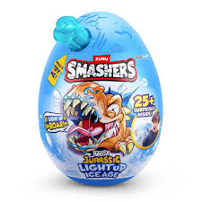 Smashers Mega Jurassic  con Sonido y Luz Sorpresa 3a+