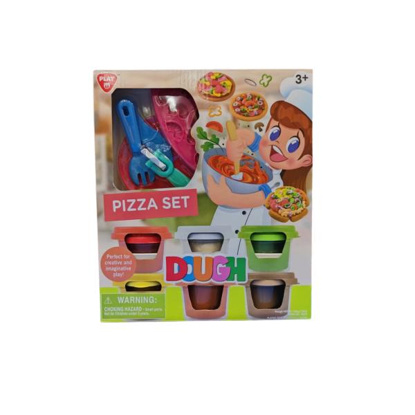 Set De Plasticina Para Hacer Pizza 3a+