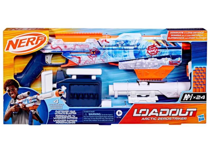 Lanzador Nerf Loadout Arctic Zerostriker 8a+