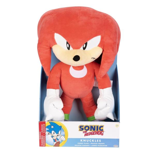 Peluches Grandes de Sonic the Hedgehog Knuckles 3a+