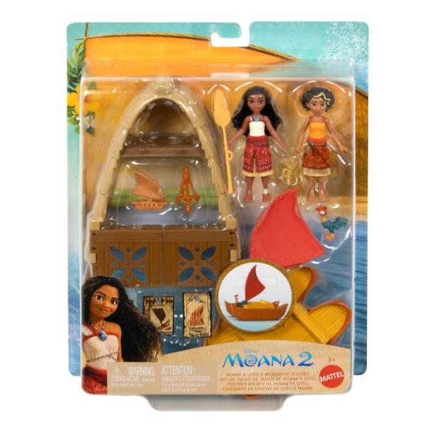 Muñecos Disney Princesas Moana 2 Set Taller de Moana 3a+