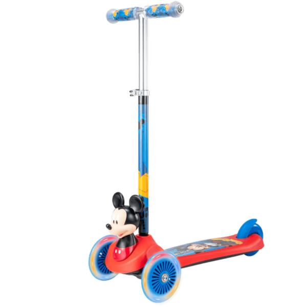 Scooter de 3 Ruedas 3D con Luz Disney Mickey 3a+
