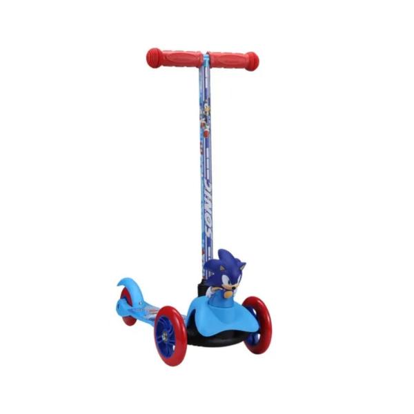 Scooter de 3 Ruedas 3D con Luz de Sonic Prime 3a+