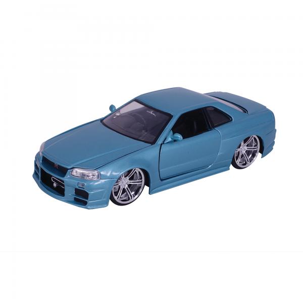 Carro Rápidos y Furiosos Nissan Skyline GT-R 2002 1:24 de Brian 8a+