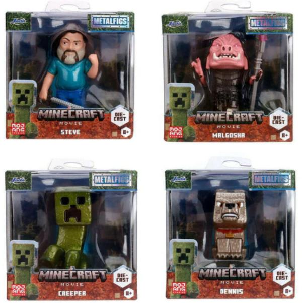 Figuras Metalfigs 2.5" Minecraft Displ/12 Surt/4 8a+