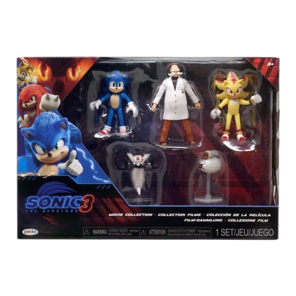 Figuras de Sonic the Hedgehog 3 Set/5 3a+
