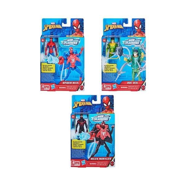 Figuras de Marvel Spiderman con Lanzador de Agua 4a+ ( Surtido de 3 Se Venden por Separado )