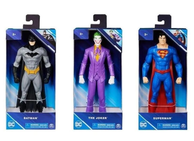 Figuras DC Comics 3a+ ( BatmanSupermanThe Joker) Surtido de 3 / Se Venden por Separado