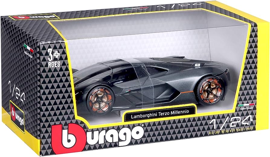 Carro Lamborghini Terzo Millenio Gris Esc:1:24 3a+ (008667)