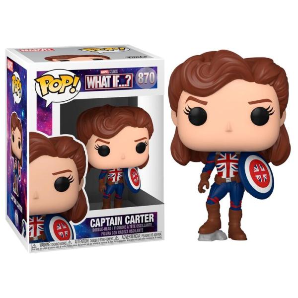 Figura Funko Pop! Marvel What If…? (870) Captain Carter 3a+