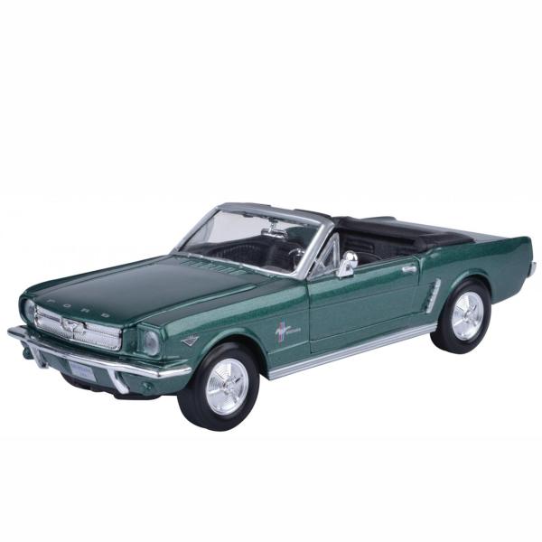 Carro 1964 ½ Ford Mustang 1:24 GrisVerde 3a+