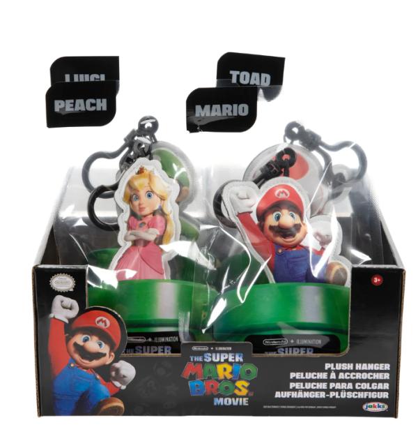 Peluches Llavero de Super Mario Bros Movie ( Surtido de 4 Se venden por Separado )