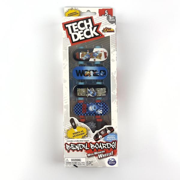 Set de 5 Borradores de Patinetas Tech Deck 6a+ ( Surtido de 3 Se Venden por Separado )