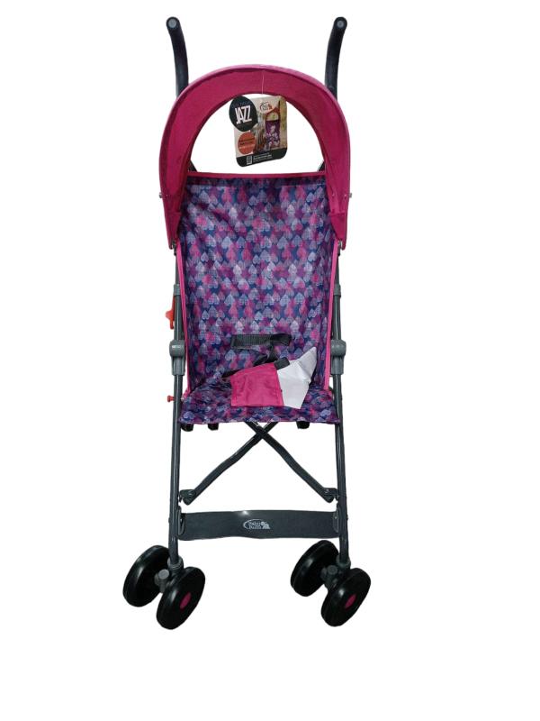 Baby Basics Coche Sombrilla Rosado de Corazones 6m+