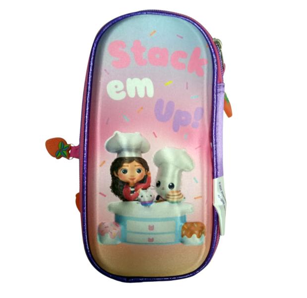 Cartuchera Doble Zipper de la Casa de Muñecas de Gabby`s (PC060A)