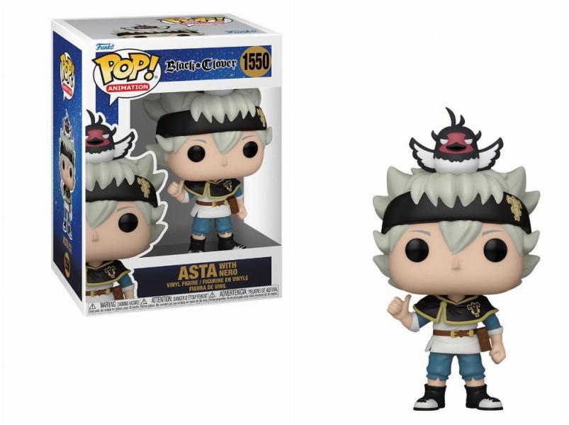Figura Funko Pop! Black Clover (1550) Asta With Nero 3a+