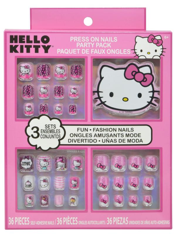 Set de 3 de Uñas de Hello Kitty 6a+(495946)
