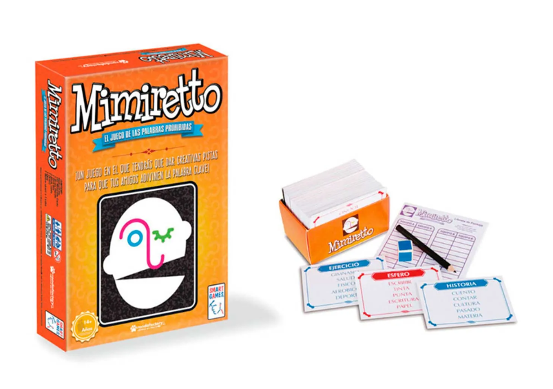 Juego de Mesa Mimiretto Juego de Palabras Prohibidas 14a+