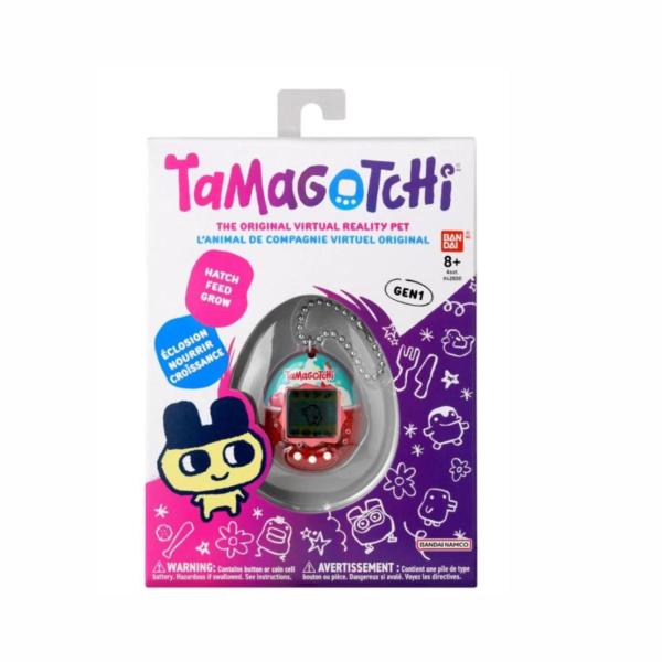 Tamagotchi La Mascota Virtual Original Gen 1 Displ/8 8a+ Rojo