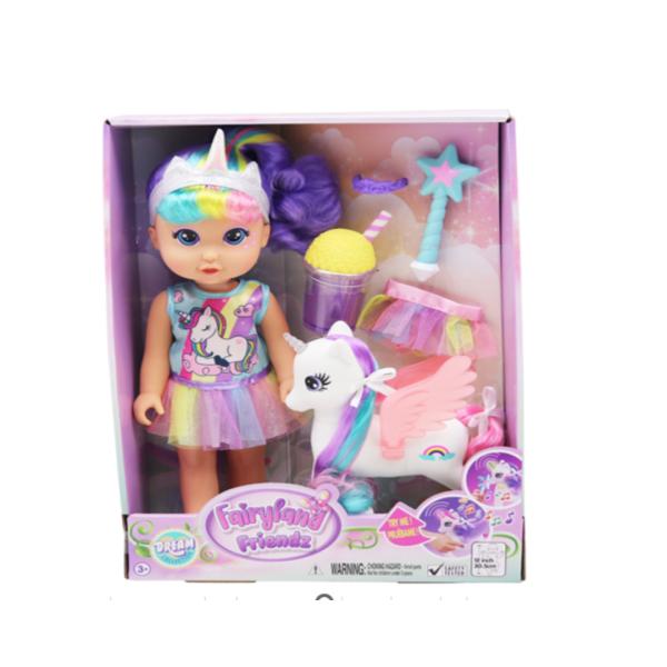 Muñeca con Unicornio Fairyland Dream Collection 3a+