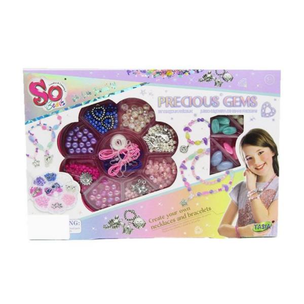 Set de Abalorios y Gemas Preciosas 8a+