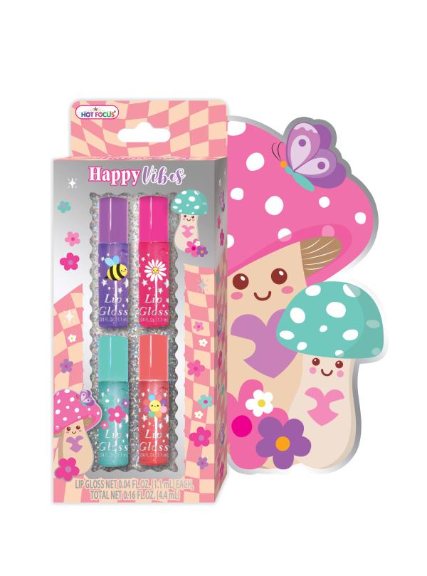 Set de 4 Brillos de Labios Perfumados de Hongos 5a+