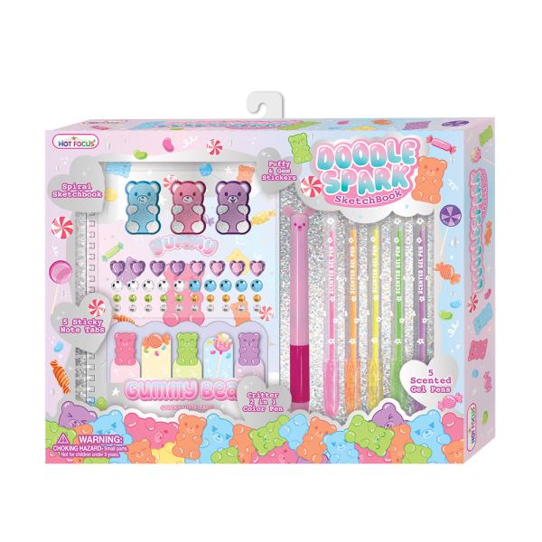 Set de Libreta con Lapiceros de Gomitas de Osos 5a+