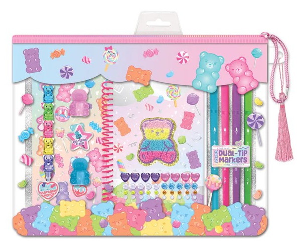 Set libreta de osito  con accesorios 3+