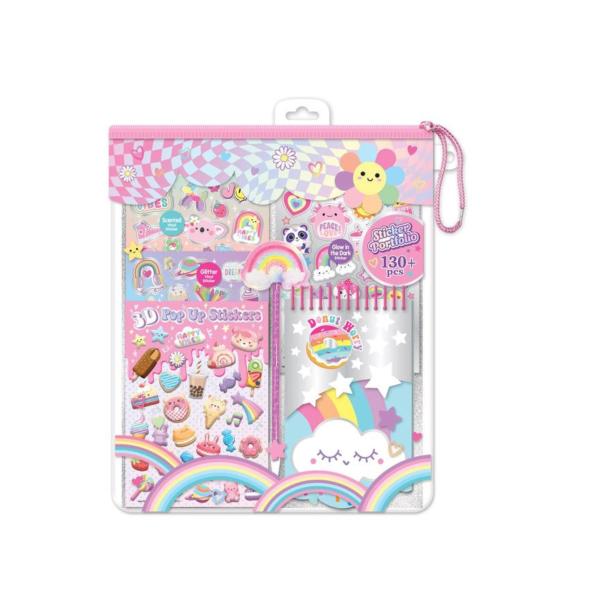 Portafolio con Stickers que Alunbran 5a+