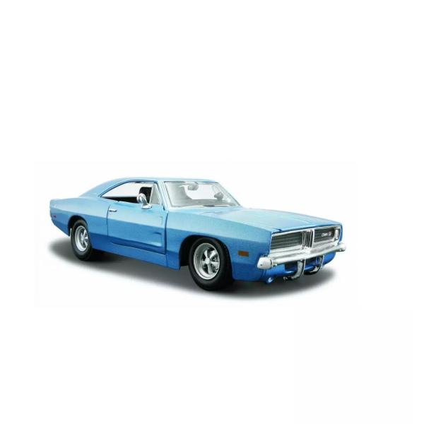 Carro Escala 1:25 1969 Dodge Charger Azul Metálico 3a+