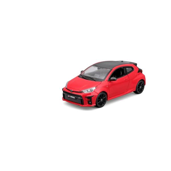 Carro Toyota Yaris 2021 Negro/Rojo Esc: 1:24 3a+