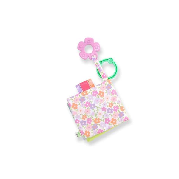 Libro Suave y Afelpado 4 Páginas con Mordedor 0m+ Rosado