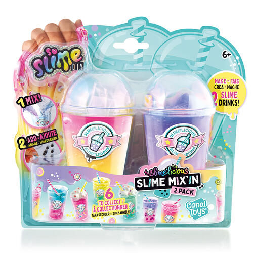 Slime Crea tu Bebida set/2 Surt/3 6a+