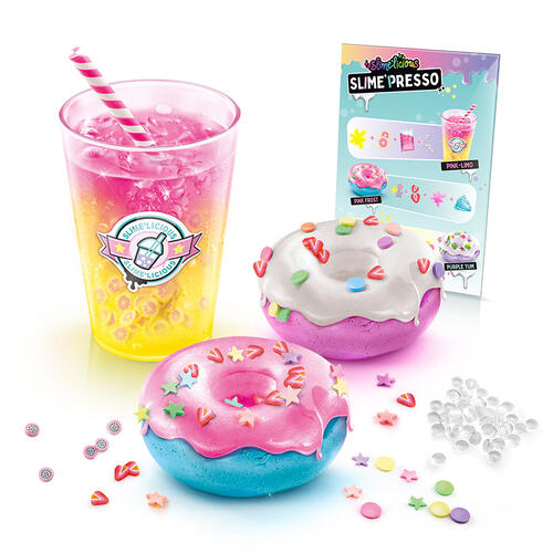Crea tu Slime de Bebida y Donas y Decora 6a+