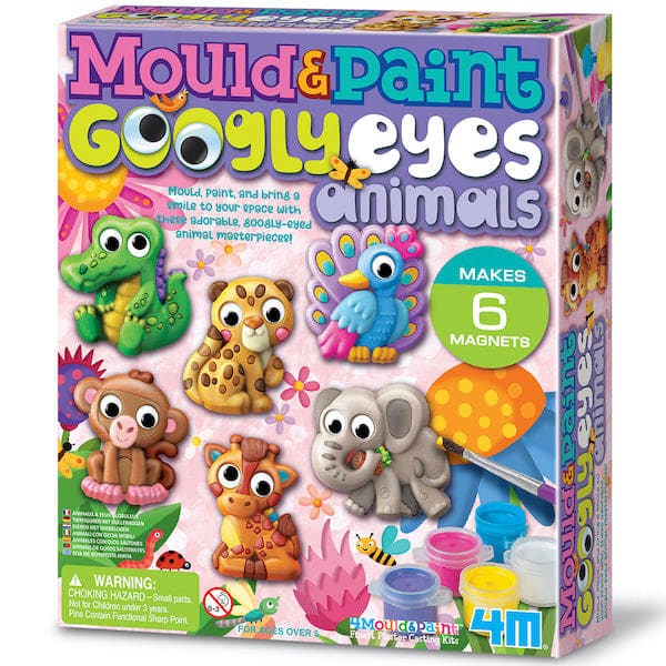 Moldea y Pinta Animales con Ojos Saltones 5a+