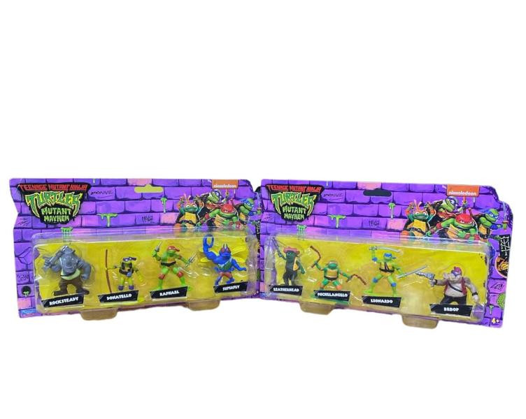 Figuras Mini de las Tortugas Ninja Set/4 Surt/2 4a+
