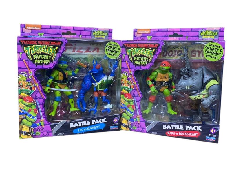 Figuras de las Tortugas Ninja Set de 2 - 4a+ ( Surtido de 2 - Venden por separado )