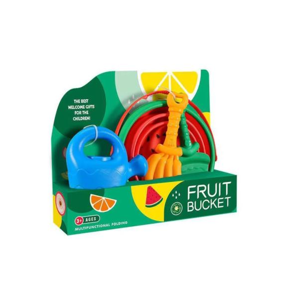 Set de Playa Balde Estirable Sandia c/3 Accsesorios 3a+ (456524)