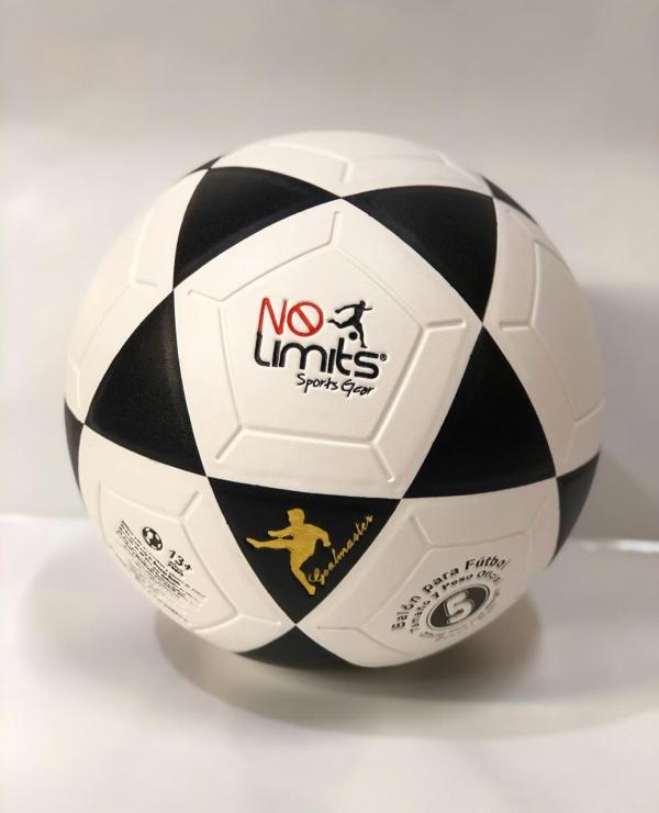Balón Fútbol Laminado PVC con Neum #5 Blanco/Negro