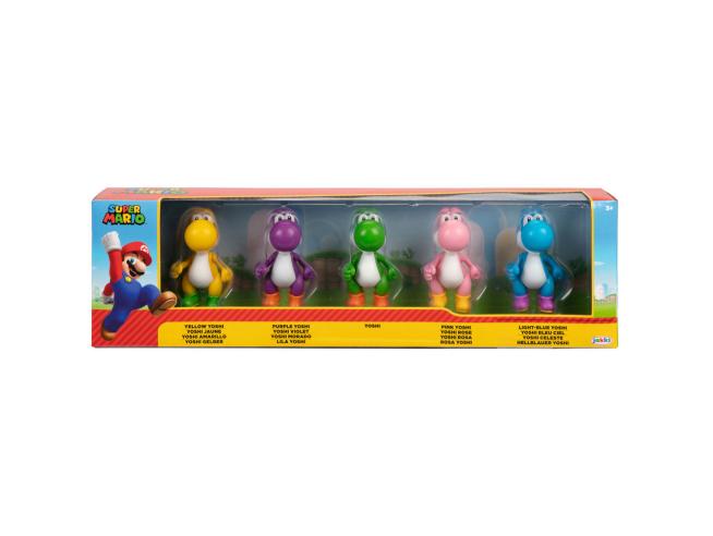 Figuras de Super Mario Yoshi Set de 5 3a+