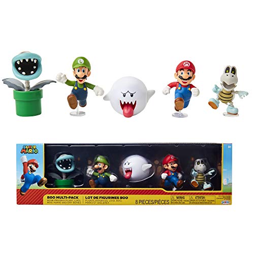 Set de Figuras de Super Mario 3a+ (Husiplanta-Mario-Boo-Luigi-Huesitos) 3a+