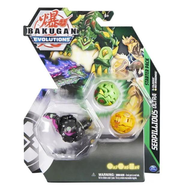 Bakugan Evolución Paquete De Inicio / Surtido de 4 / 6a+ ( Se Venden por Separado )