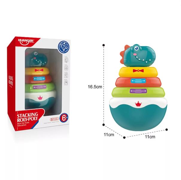 Torre de Dinosaurio Apilable Roly-Poly 6m+ (446648)