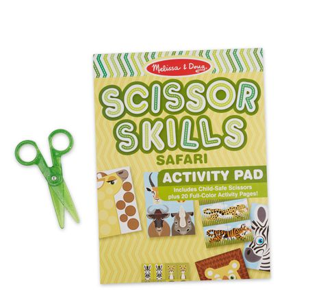 Cuaderno de Actividades de Habilidades de uso de las Tijeras de Safari 4a+