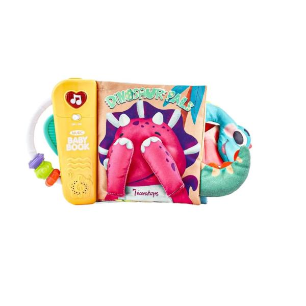 Libro Interactivo con Luz y Sonido de Dinosaurios 6m+ (456364)