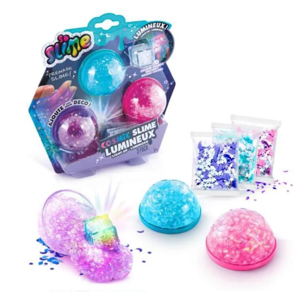 Slime Luminoso para Decorar Set de 3 / 6a+